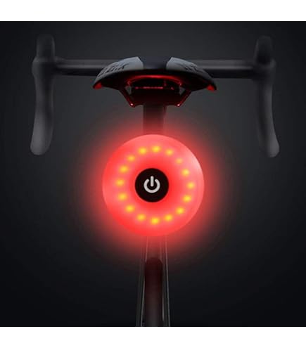 Luce Posteriore LED Per Bici &ndash; Fascio Rosso, Lampeggiante &ndash; Con Batterie Incluse