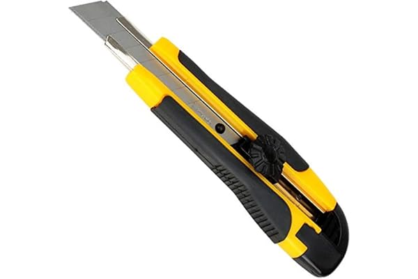 WOODONICK Plastic Body Auto Lock Blade For Office/Home/School Purpose Cardboard, Arts & Crafts. Paper Cutter