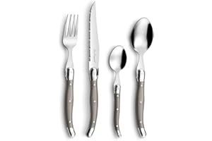 Lou Laguiole 2511LIPA22C40 Tradition Ménagère 24 pièces Coffret 6 personnes