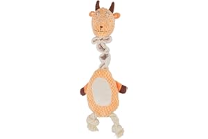 PIANG GOUER Juguete de hoja para mascotas de peluche para masticar perro interactivo a prueba de mordeduras para perros pequeños y grandes, cachorro molar, limpieza de dientes, cuerda anudada, juguete para