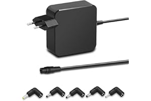 WOXNKLD Chargeur Universel 65W 45W Ordinateur Portable Compatible avec ASUS VivoBook ZenBook Notebook with 5 Connectors