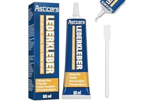 ASTICERS Lederkleber, Professioneller Lederkleber, Klar, Wasserfest, Lederkleber, Perfekt Für Die Reparatur Vieler Arten Von Vinyl- Und Lederprodukten