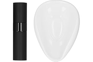 DPOFIRS Tasse Doseuse de Grains de café en Céramique, Plateau Doseur de café Pologmase avec Vaporisateur de Bouteille RDT, Plateau Doseur de café avec Bol de Grains de café