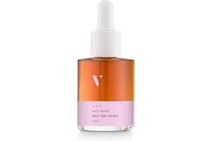 VENICEBODY Self Tan Drops – FACE (30ml) | Selbstbräuner Konzentrat zum Selbstmischen in Creme - natürliche, individuelle und aufbaubare Bräune - streifenfrei, kein Orangeton (Anti Aging)
