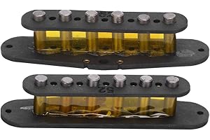 RITOEASYSPORTS Pickup al manico da 2 pezzi, magnete in Alnico 5 per chitarra Telecaster, suono forte e buona sostituzione adattabile per chitarre e pickup Pickup
