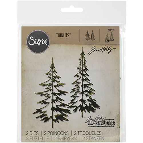 Sizzix Thinlits Troqueles 2PK Bosques