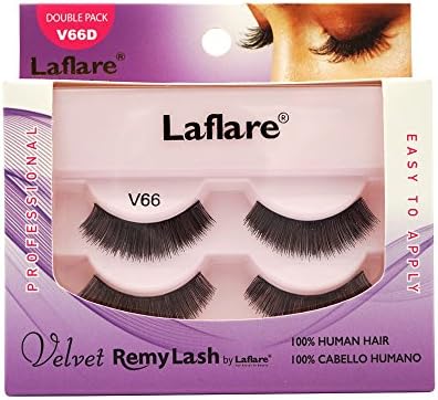 LAFLARE Velvet Remy Lash Double Pack - V66D