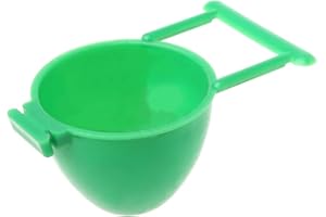 Ocobudbxw Mangiatoie per Uccelli Mangiatoia per pappagalli Uovo di Frutta Contenitore per Gabbia Appeso Forniture per Uccelli da Compagnia