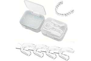 lomonmen Scatola di Pulizia per Dentiere Invisibili Set,Scatola per Bagno per Dentiere, Scatola Portatile per Dentiere per conservare e immergere le dentiere (Bianco)