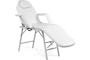 GOPLUS Massageliege, 3 Zonen Massagetisch bis 225kg belastbar, Mobile Massagebank klappbar & verstellbar, Massagebett mit Kop