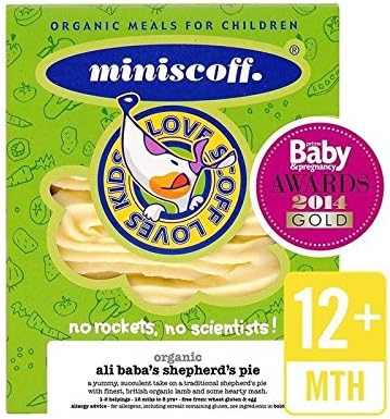 Miniscoff Organic Ali Baba's Shepherd's Pie Frozen 270g - Pack of 4