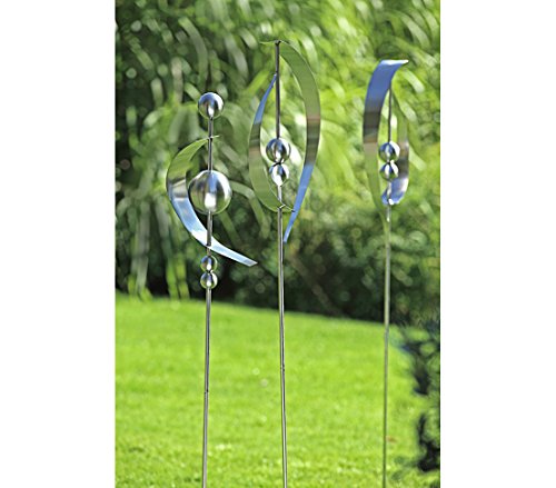 Dehner Deko Skulptur Cleo, ca. 66 x 20 x 14 cm, Edelstahl, silber - 3