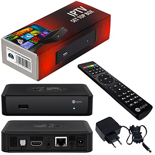 MAG 254w2 mit WLAN (WiFi) integriert 600Mbps Original IPTV SET TOP BOX Streamer Multimedia Player Internet TV IP Receiver (802.11 b/g/n/ac dualband)