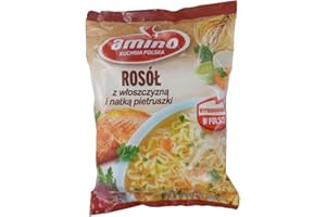 rumarkt Amino Polnische Instant Nudelsuppe mit Hühnerfleischgeschmack 22er Pack (22 x59g)