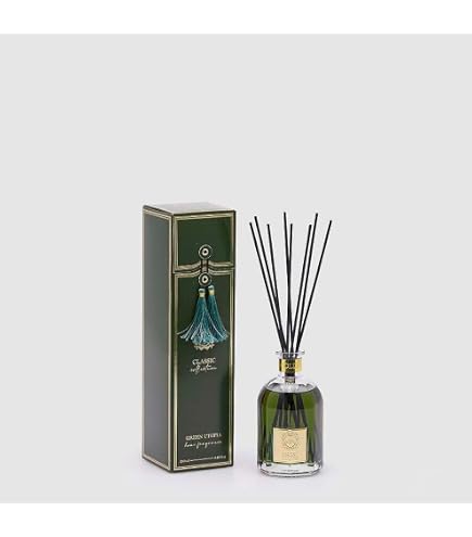 EDG Enzo De Gasperi Profumatore Per Ambienti GoldLily Soft Roses – 500 Ml Con Bastoncini – Bottiglia In Vetro - 6