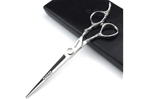 AXEMOORE Forbici professionali per capelli da 7 pollici, forbici da taglio in acciaio inox giapponese per barbiere