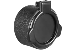 MIOYOOW Couvercle de Lunette de Visée, Protection Lentille Portée de Fusil Couvre Portée 36-62 mm, Protecteur d'oculaire Rabattable pour la Chasse à l'extérieur