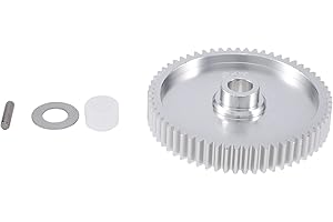 Jikoiuty Metall 61T Stirnrad 51004 für TT01 TT01D TT01 TT01E 1/10 RC Car Upgrades Teile ZubehöR