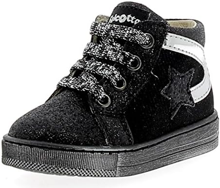 Falcotto - Falcotto Alf Scarpe Sportive Bambina Glitter Nere - Black, 4K