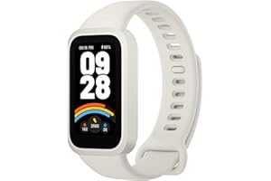 XIAOMI Smart Band 9 Active - Pulsera de Actividad, autonomía de hasta 18 días, Pantalla TFT de 1,47" con tasa de refresco de 60 Hz, 5ATM, App Mi Fitness, Blanco (Versión ES)