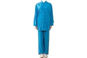 GOLDENEAMEISEN Tai Chi Clothes For Women,Unisex Martial Arts Clothing Kung Fu,Chinese Traditional Uniforms For Tai Chi And Wing Chun,Soft And Elegant,Easy To Wear,for Tai Chi,Meditation,Daily Wear