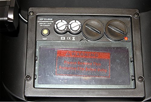Automatik Solar Schweißhelm Schweisshelm Schweißschirm Schweißschild Helm ADF DX-600S inkl. 10 zusätzliche Vorsatzscheiben - 7
