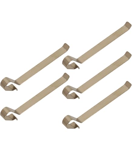 5 Stück Federdruckplatten Für Geberit WC - Gold 38x5mm Ersatzfedern