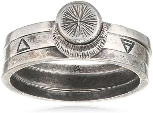 Rachel Entwistle Sterling Silver Stack Rings- Size J 1/2