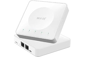 GÉNÉRIQUE Routeur SIM WiFi 6 Portable,Double Bande Mobile Hotspot,Box SIM LTE,avec Toutes Les Cartes UE SIM,WPA3,4G/SMI Modem,routeur 4G,USB-C,appareils Internet pour Les Voyageurs et l'utilisation à Domicile
