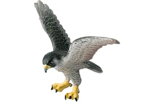 Bullyland 69356 - Figurka do zabawy sokół wędrowny, wys. ok. 10,5 cm figura zwierzęca, wierna szczegółom, wolna od PVC, jako figurka na tort i prezent dla dzieci od 3 roku życia