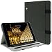 Produktbild ULAK iPad Mini Hülle, Premium Kunstleder Business dünn Leichte Ständer smart Case Cover für Apple iPad Mini 3/Mini 2/Mini 1,mit Auto Schlaf/Wach Funktion und Steckplatz,Mehrfachwinkel, Schwarz