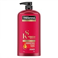 Tresemme Keratin Smooth Shampoo,With Keratin And Argan Oil For Straighter, Smoother And Shinier Hair, 1 Ltr