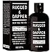 RUGGED & DAPPER Daily Power Scrub Facial Cleanser For Men - 237 ml - Face Wash + Energizing Toner + Exfoliating Scrub All-In-One - Natural & Certified Organic Ingredients