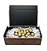 Produktbild Ferrero Rocher 200g "Gold" Schatztruhe mit 16 Kugeln - knusprige Pralinen-Spezialität mit Milchschokolade und feiner Haselnusscreme - perfekt zum verschenken oder auch als Dekoration.