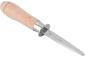 SYNYEY AMONIDA Abridor De Ostras, Excelente Mano De Obra Cuchillo De Ostra De Acero Inoxidable + Madera para Restaurante para Cocina