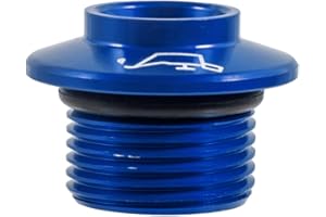 SINKEES Motorcycle Engine Oil Filler Cap M20x1.5 Aluminum Oil Plug for Dorsoduro 900/Shiver 900 2017-2019 for GSX-R600/750/1000 2001-2016 for DL650 V-strom 2004-2019 (Blue)