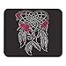Produktbild HOTNING Gaming Mauspads Feather Hand Drawn Heart Shaped Dream Catcher in Full Color Ethnic Abstract Adult 11.8"x 9.8" Decor Office Computer Accessories Nonslip Rubber Backing Mousepad Mouse Mat