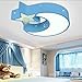 Produktbild Lilamins Led-Decke Light-Room Light Star Moon Child Bügeleisen Lampen Beleuchtung für WohnzimmerBüro, Bad, Küche, Diele, Flush, 520 mm