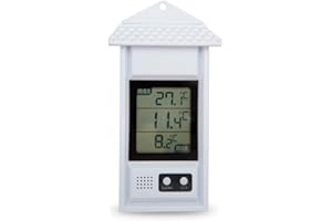 ETI ELECTRONIC TEMPERATURE INSTRUMENTS LTD. Digital max/min Thermometer for conservatories, greenhouses & Grow Rooms (White)