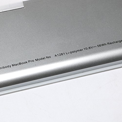 SIKER® 10,8 V neuen Laptop A1281 A1286 Akku 6 Zellen für Apple Macbook Pro 15″ (2008 Version) MB772 MB772 */A MB772J/A MB772LL/A - 3