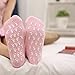 AYAOQIANG Moisturizing Gel Spa Socks for Moisturize Soften Repair Cracked Skin-2Pair (Pink + Blue)