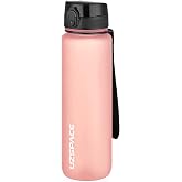 Uzspace B&uuml;y&uuml;k Boy 28 cm 1000 ml 1 litre Tritan Su Matarası 14 Renk FiftyFifty Softtouch