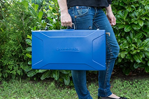 Campingaz Zweiflammkocher Camping Vario Fold, zum Kochen und Überbacken, klappbar, Art. 2000028967, blau - 8