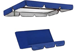 KENANLAN 3 Seater Swing Seat Garden Swing Bench Replacement Roof for 3 Seater Garden Swing,