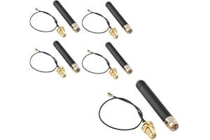 DollaTek Antenna U.FL IPX a connettore SMA 868-915 MHz per scheda Lora Lora32u4 II Wifi Lora32-5 pezzi