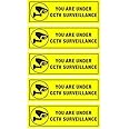 KARTMEN Set of 6 - Safety & Warning Sign Board You are under CCTV H6 Surveillance