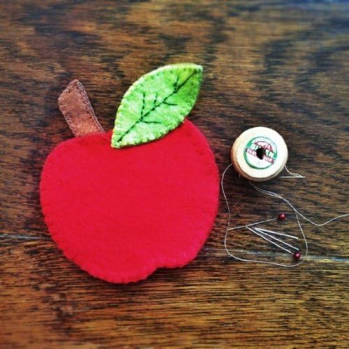 Sew Your Own Apple Needle Case - Sewing Craft Kit for Beginners - Craft Kit