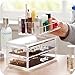 MultiWare Make Up Box Transparent Cosmetic Organizer Acrylic 2 Drawer Style B