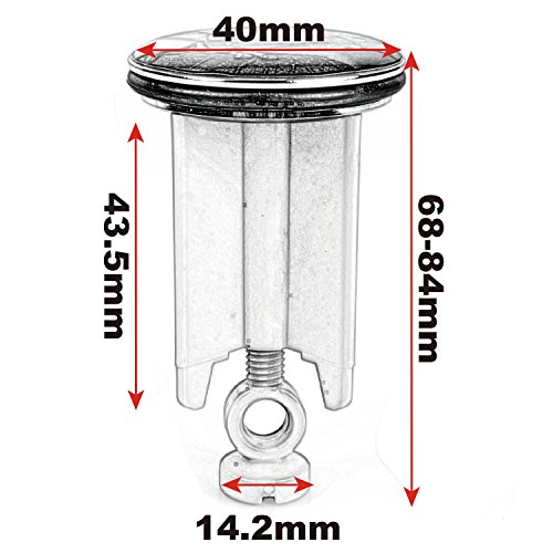Woltu BZ4400 Waschbeckenstöpsel Waschbeckenstopfen, Abflussstopfen, Waschtischstöpsel, Take it easy, Bild Motiv, Neu&Ovp - 5