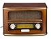 Price comparison product image Retro Radio FM / LW nostalgia Radio with wooden housing Kitchen Radio Retro Radio Vintage